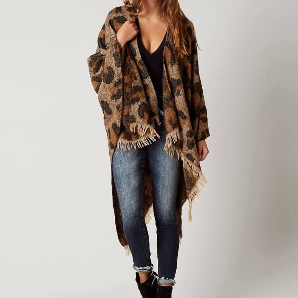 Cheetah Poncho